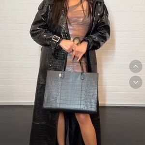 Beis work or travel black tote.